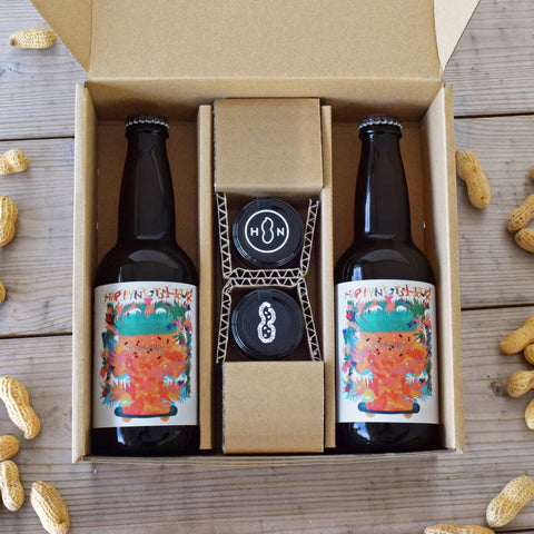 【数量限定】ハッピーナッツアワーセット/ クラフトビール&ピーナッツバター2種セット