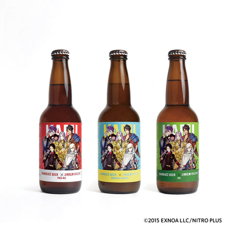 【期間限定】『刀剣乱舞ONLINE』×KAMIKATZ BEER 3種セット/クラフトビール/マチ★アソビvol.28