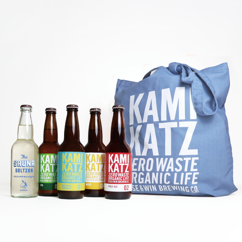 【限定】【ギフトに】カミカツビール飲み比べ5種とオリジナルトートバッグセット/クラフトビール