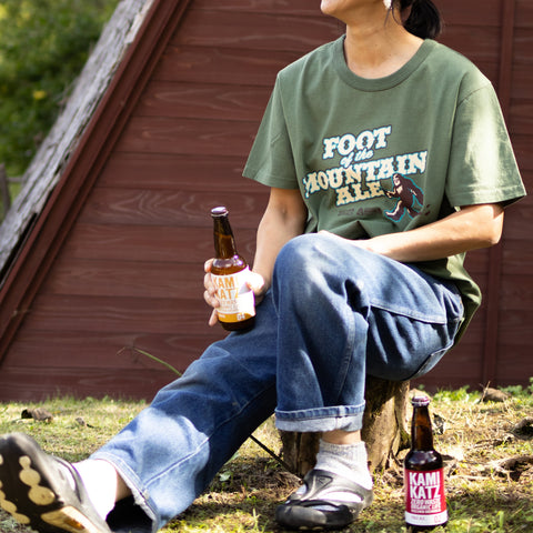 【コラボ】【数量限定】「FOOT OF THE MOUNTAIN ALE Tee」/ Tシャツ