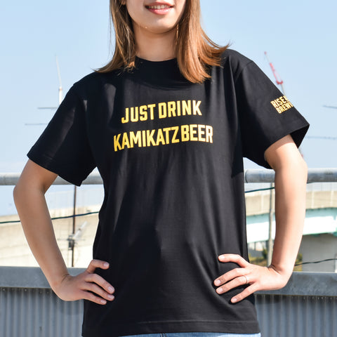 『JUST DRINK』 オリジナルハーフスリーブTシャツ