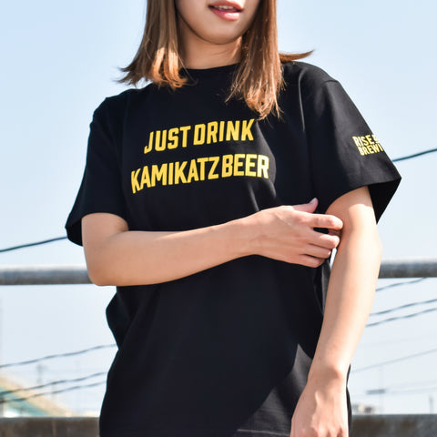 『JUST DRINK』 オリジナルハーフスリーブTシャツ