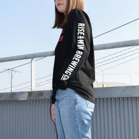 『JUST DRINK』 オリジナルロングスリーブTシャツ