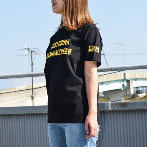 『JUST DRINK』 オリジナルハーフスリーブTシャツ