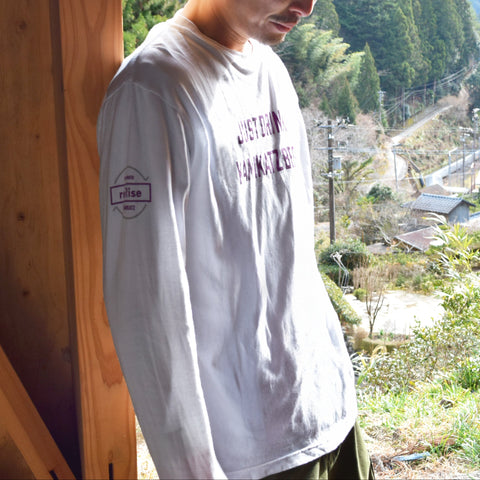『JUST DRINK』 オリジナルロングスリーブTシャツ