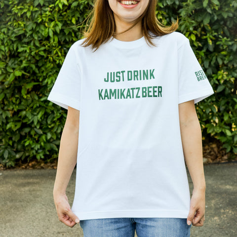 『JUST DRINK』 オリジナルハーフスリーブTシャツ