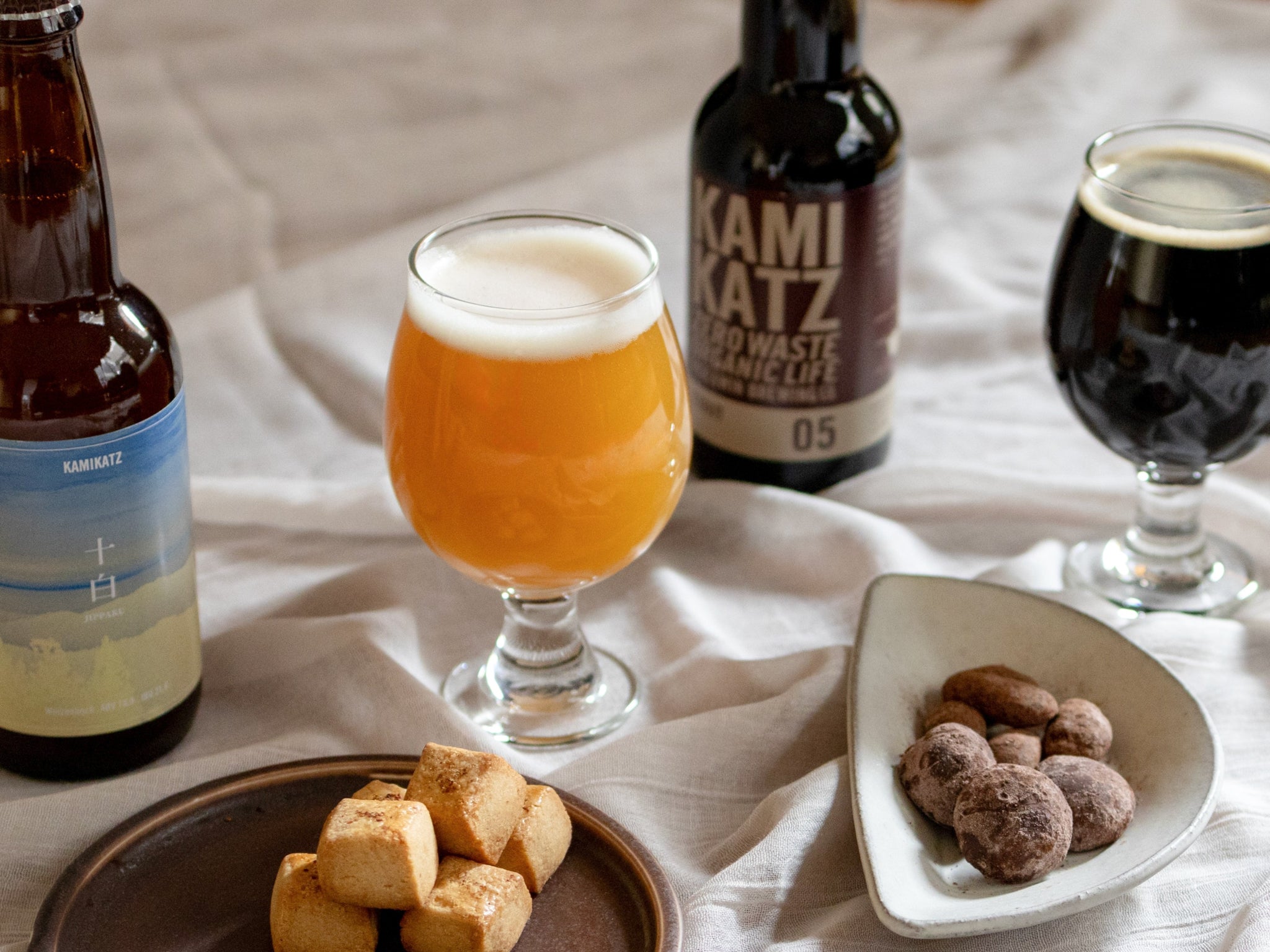 クラフトビールとスイーツで楽しむ、大人のご褒美ペアリングセット』が