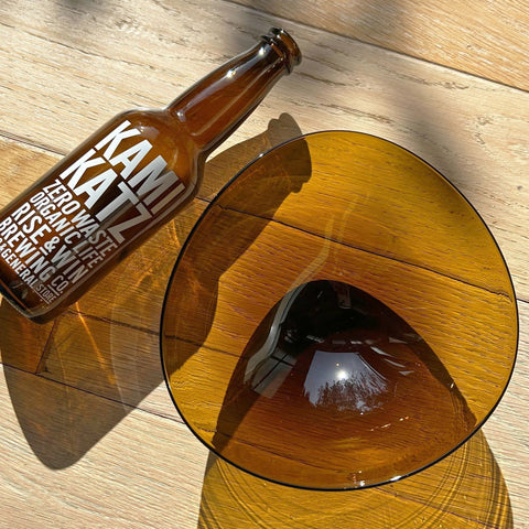 【RISE & WIN × STUDIO PREPA】ビールの空瓶を回収してクリエイティブな器に再生