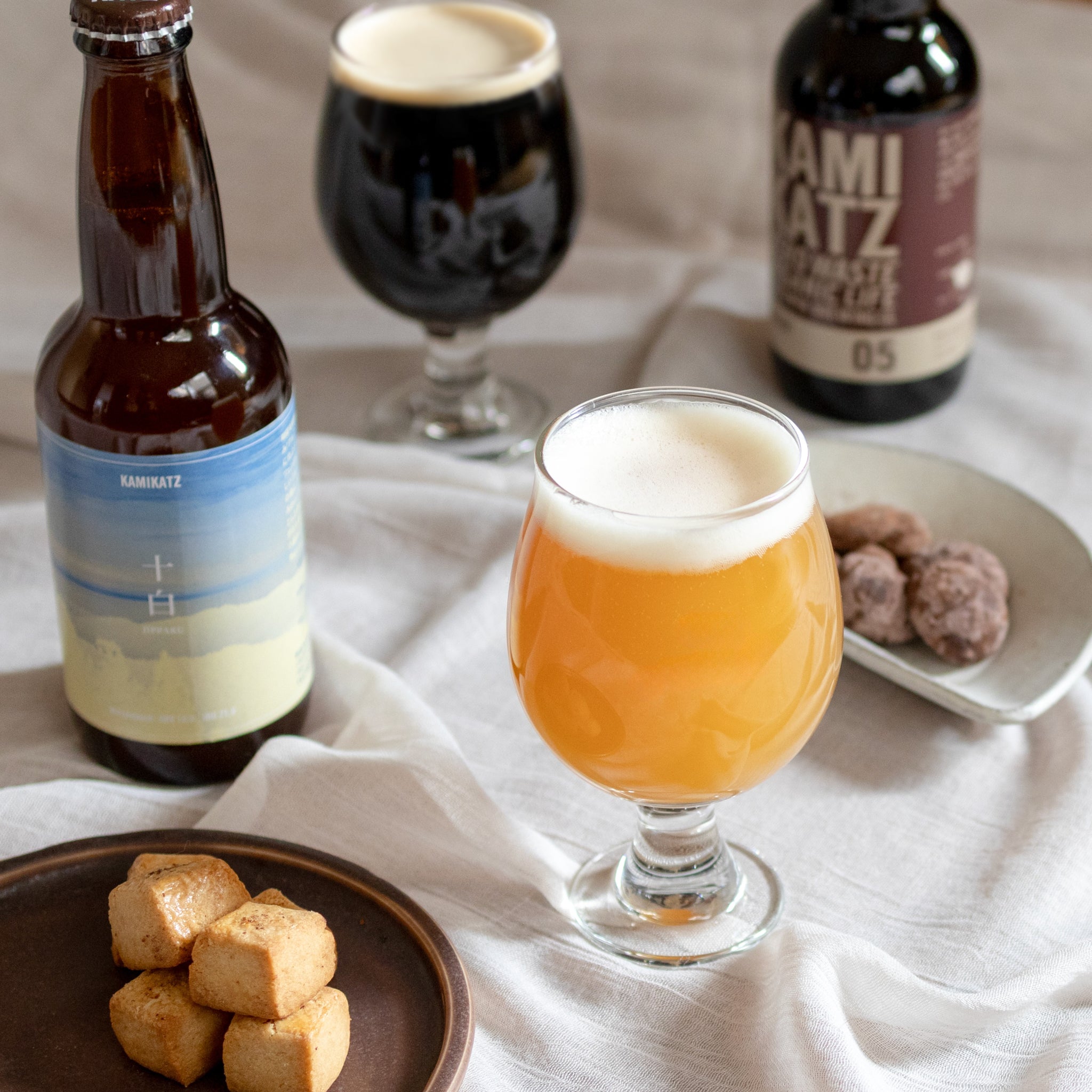 鹿つのセット 数量限定・ギフトにも】カミカツビール×UZUKIスイーツペアリングセット