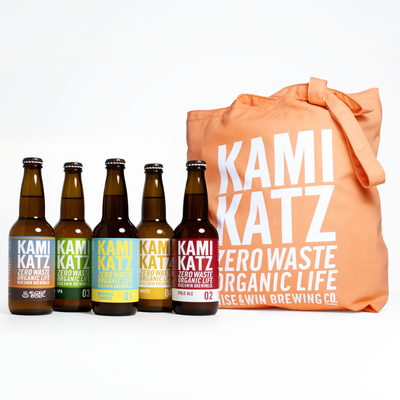 【限定】【ギフトに】カミカツビール飲み比べ5種とオリジナルトートバッグセット/クラフトビール