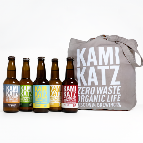 【限定】【ギフトに】カミカツビール飲み比べ5種とオリジナルトートバッグセット/クラフトビール